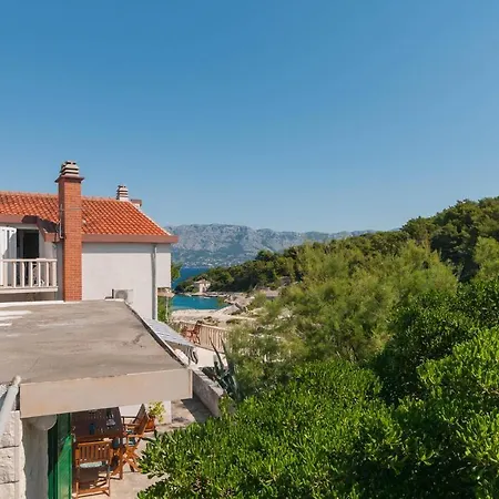 Cozy In Povlja With House A Panoramic View Feriehus *